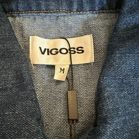 Holiday Chic Studded Denim Vest Dark Wash Layering Essential NWT S-XL - Picture 12 of 15